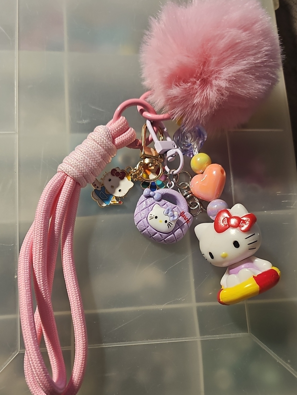 Hello Kitty Custom Keychain